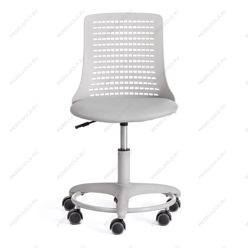 Компьютерное кресло Kiddy, кож/зам, серый | изображение 4