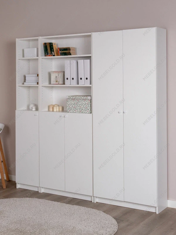 Стеллаж Варма Стэнд 39х198х28, белый | изображение 6