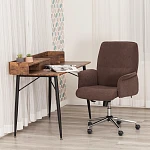 Кресло YORK, флок, коричневый, 6 | изображение 12