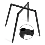 Стул обеденный La Rousse, NEW, ткань рогожка, тёмно-серый, F68, 45х55х93 см | изображение 9