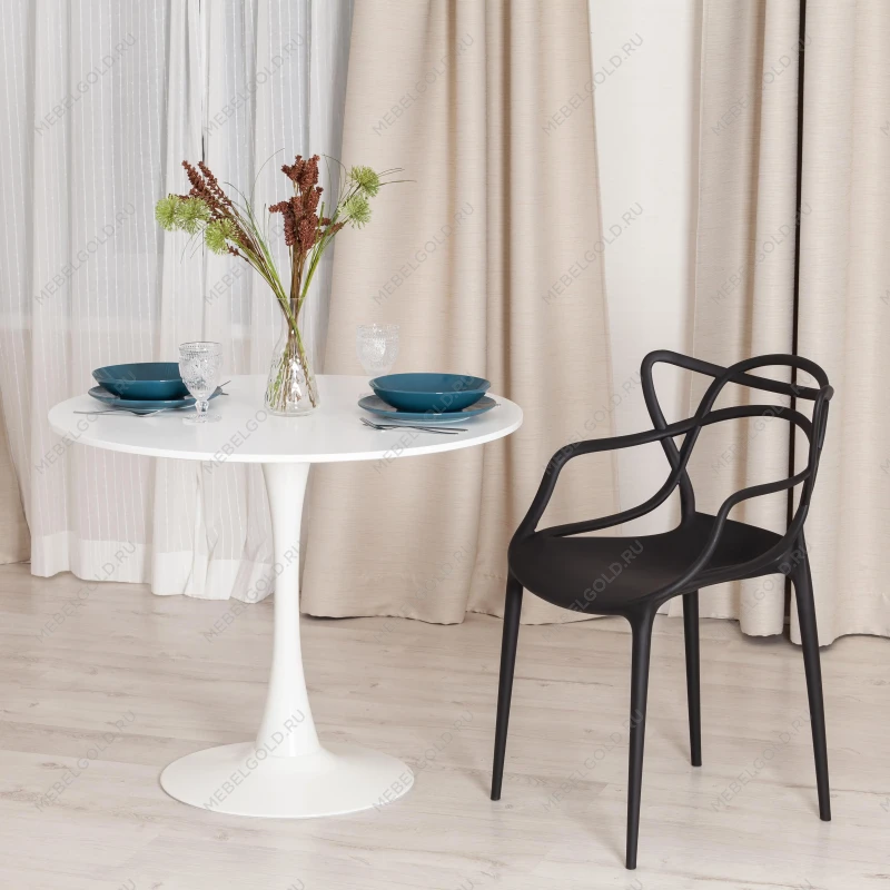 Стул Cat Chair (mod. 028), пластик, 53 x 59 x 82,5 см, черный (Black 3010) | изображение 7