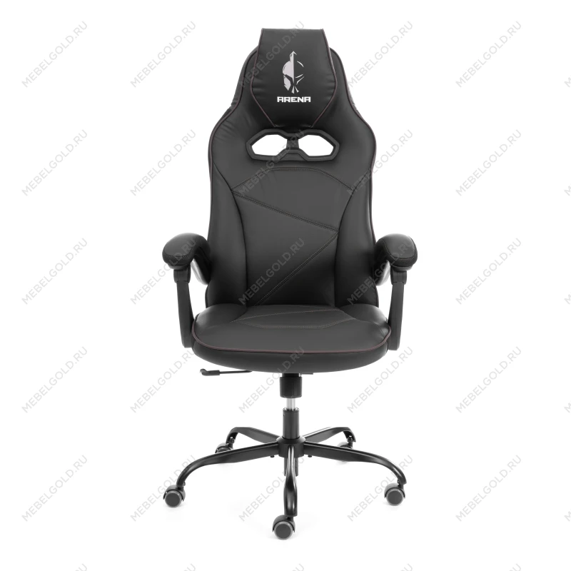 Кресло Arena metalBL, кож/зам, черный/черный карбон, 36-6/карбон черный | изображение 5