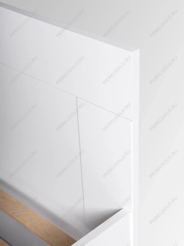 Кровать двуспальная Сириус, 160х200 см, белая | изображение 21