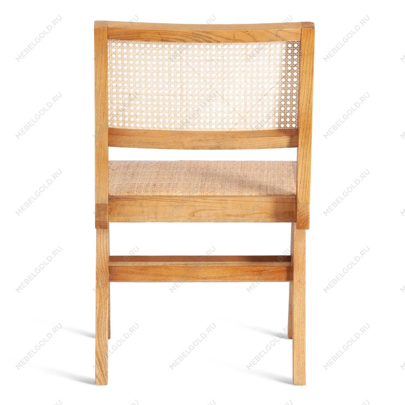 Стул LOKI, дерево вяз/ротанг, 51х44х86 см, Груша (№3) | изображение 3