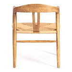 Стул VALI, дерево вяз/бечевка, Груша (№3), 50х46х77 см | изображение 3