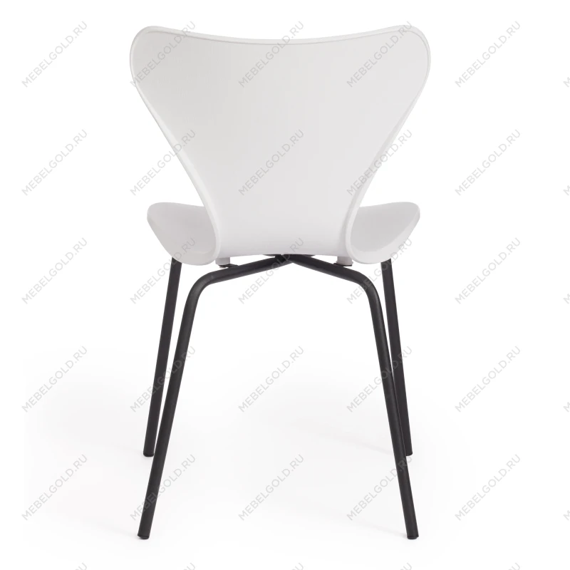 Стул Jacobsen (mod DC 102)/1 шт. в упаковке, пластик/металл, 50 х 46 х 82 см, белый 018/черный | изображение 3