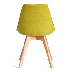 Стул TULIP SOFT (mod. 053V), дерево/пластик/ткань, 49,5 x 54,5 x 84 см, Светло-зеленый (Light green) LY1701-8 | изображение 3
