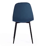 Стул BREEZE (mod. 4724), Велюр/металл, 44 х 53 х 87 см, Blue (синий) HLR63 / черный | изображение 3