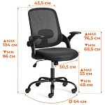 Компьютерное кресло Joker, ткань, черный | изображение 17