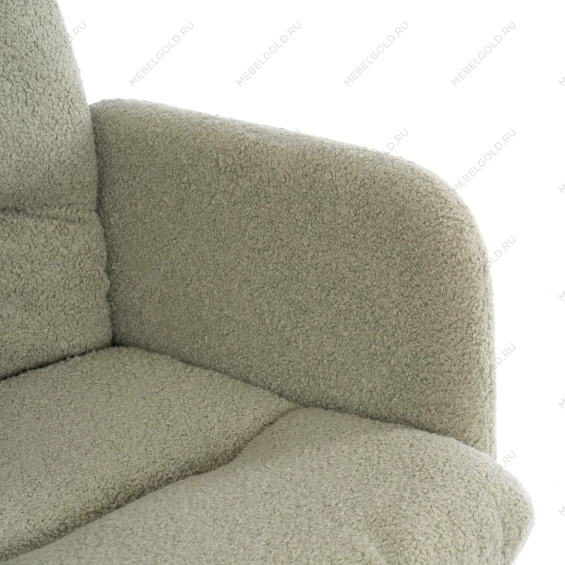 Кресло Dover хром, букле, олива, barni dusty green | изображение 7