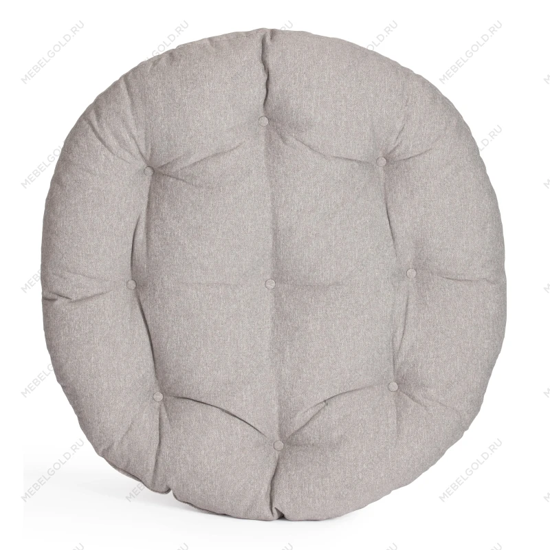 Кресло CLOUDE, рогожка/металл, 97х98х90-96см, серо-бежевый, 3M 16/2 | изображение 6