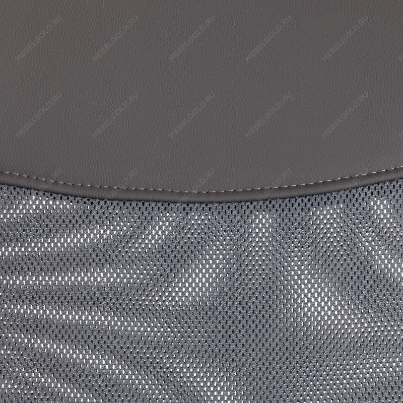 Кресло PRACTIC (мп), флок/кож/зам, серый/металлик, 29/W-12/36 | изображение 8