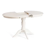 Стол STEFANO, бук, мдф, 100+30x80x77см, Ivory white | изображение 5