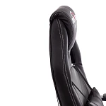 Кресло DRIVER (22), кож/зам/ткань, черный/серый, 36-6/TW-12 | изображение 10