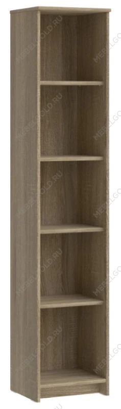 Стеллаж Сириус, 5 полок, 39х34х190 см, дуб сонома