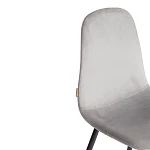 Стул BREEZE (mod. JSC-58), Велюр/металл, 44 х 53 х 86 см, grey (серый) HLR 19 / черный | изображение 7