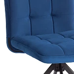 Стул обеденный Medeo, поворотный механизм 360, велюр, Blue (синий) | изображение 7