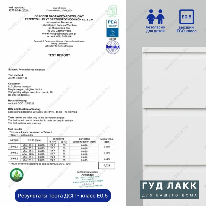 Стол письменный ГУД ЛАКК Кастор, 3 ящика, 116х65х75 см, белый | изображение 19