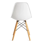 Стул CINDY (EAMES) (mod. 1801), дерево бук/металл/сиденье пластик, 45x51x82 см, White (белый) | изображение 3