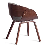 Стул LANDO (mod.8036), дерево / ткань, 59х53х75 см, орех/серый, Aimcasa 28 | изображение 2