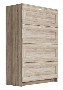 Комод Сириус, 4 ящика, 78х41х123 см, дуб сонома