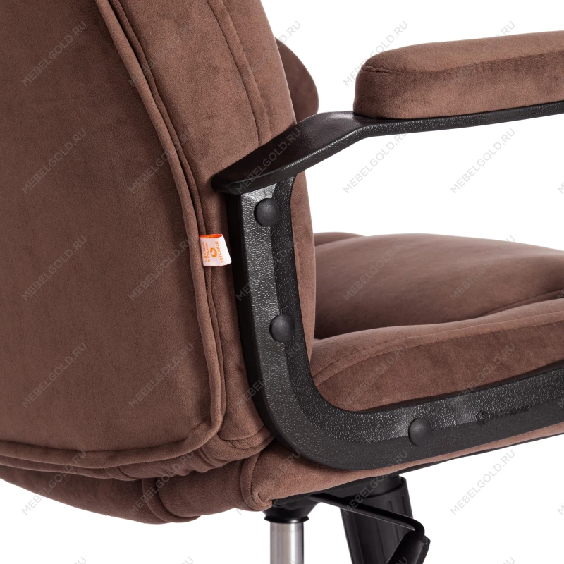 Кресло BERGAMO хром (22), флок, коричневый, 6 | изображение 13