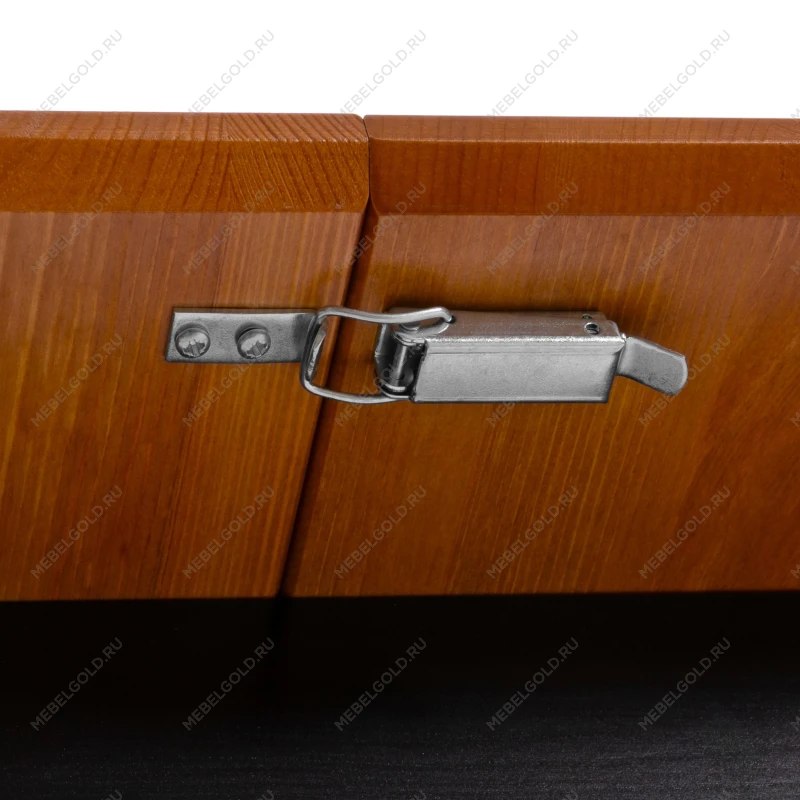 Стол Соната Люкс раздвижной/Sonata Lux extension table, массив сосны, антик /графит, 120-(150)х75х75 см | изображение 10