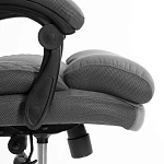 Кресло Chief metalBL, велюр/ткань, серый, 29/TW-12 | изображение 9