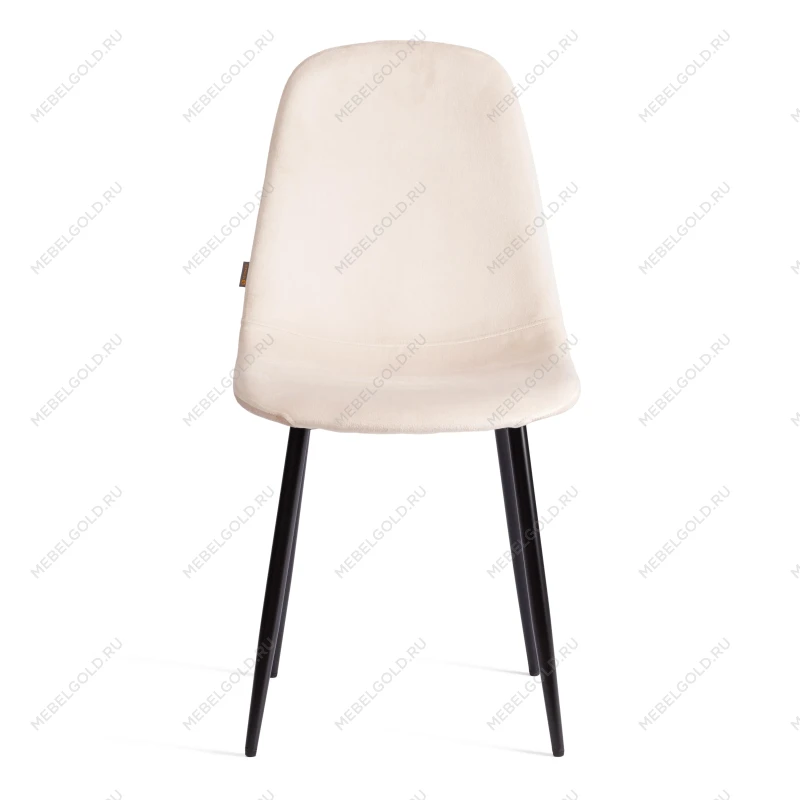 Стул BREEZE (mod. JSC-58), Велюр/металл, 44 х 53 х 86 см, beige (бежевый) HLR2 / черный | изображение 4
