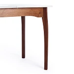 Стол CATERINA, бук, мдф, 100+30x70x75, коричневый, белый | изображение 11
