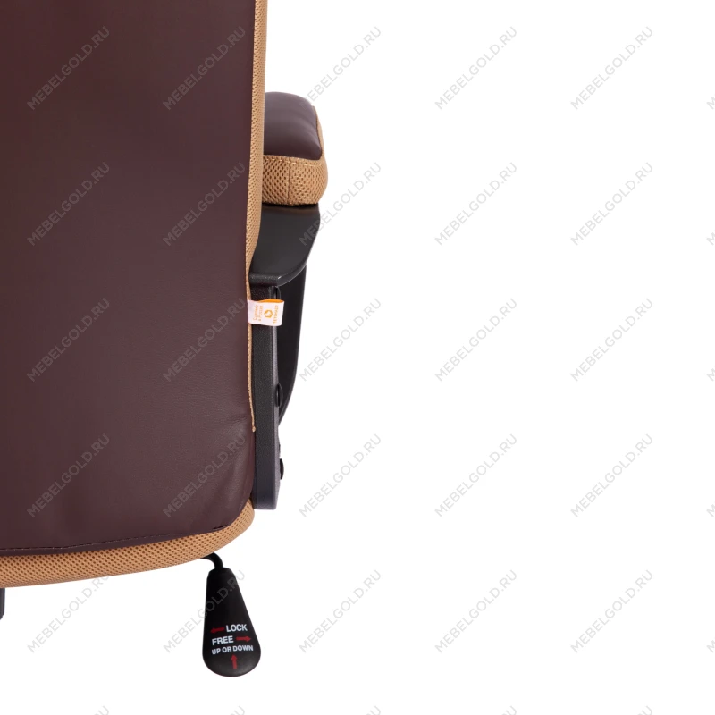 Кресло TRENDY (22), кож/зам/ткань, коричневый/бронзовый, 36-36/21 | изображение 11