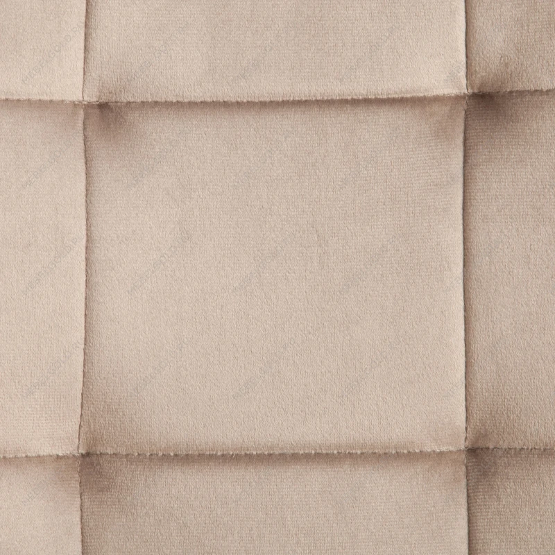 Стул CHILLY (mod. JSC-220), Велюр/металл, 44,5х52,5х88 см, Beige (бежевый) HLR8 / белый | изображение 7