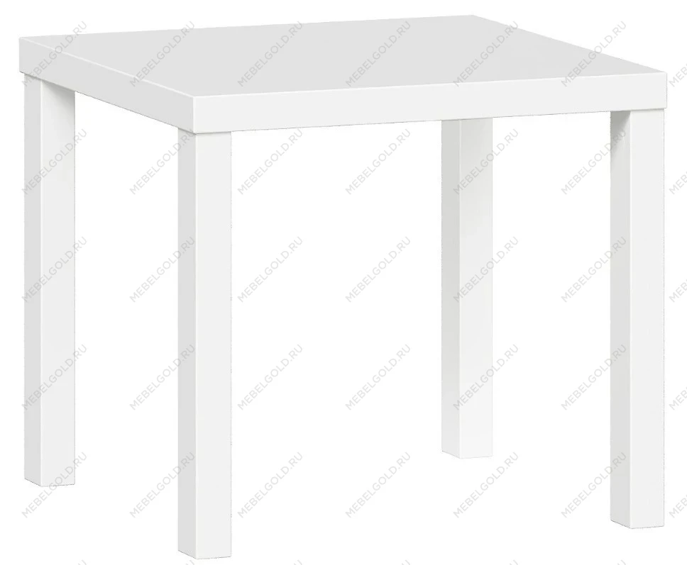 Стол журнальный Энкель, 50x50x45 см, белый