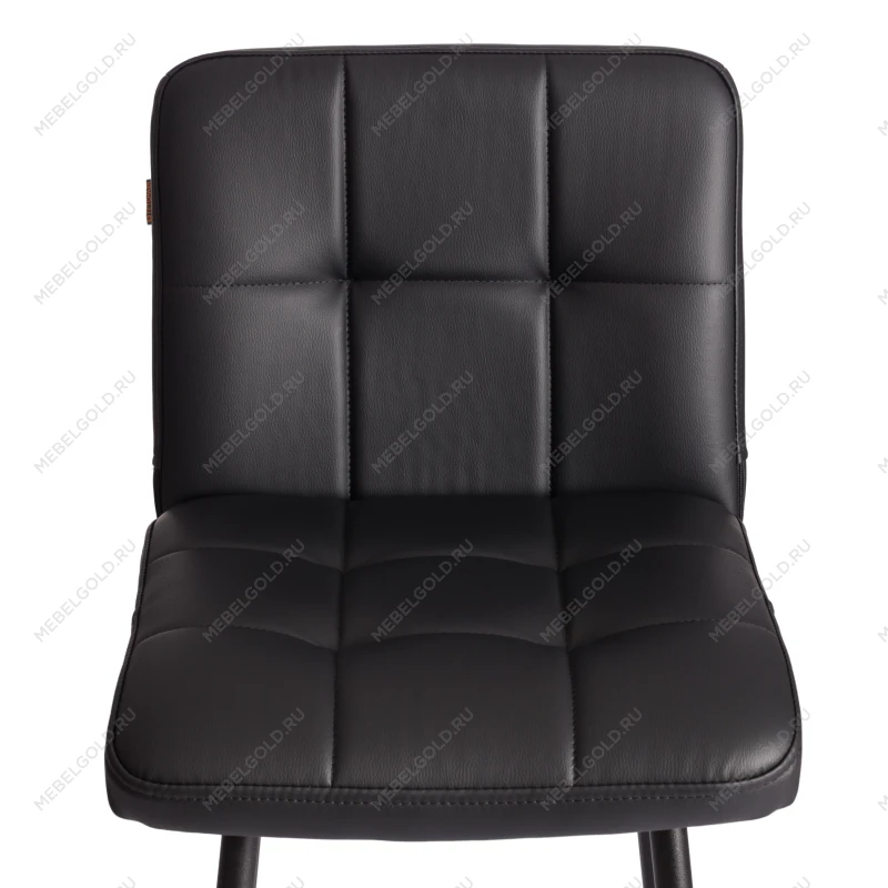 Полубарный стул Medeo/Медео, экокожа, черный, 42х56х102 см | изображение 5