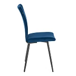 Стул обеденный Monte Carlo, TREND, велюр, Blue (синий), 49х51х93 см | изображение 1