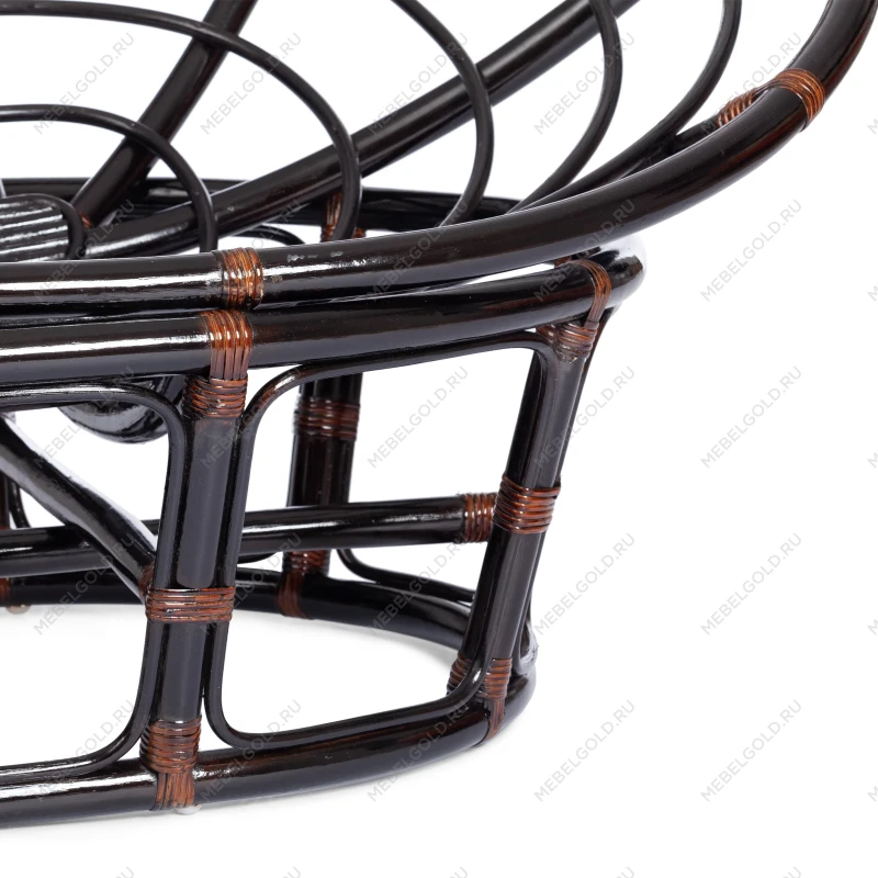 Диван MAMASAN/МАМАСАН 23/02 W/с подушкой, подушка 182х119 см, 169х102х80 см, Antique brown (античный черно-коричневый), ткань, коричневый, 3М7 | изображение 13