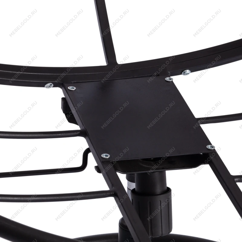 Кресло CLOUDE HOME, рогожка/металл, 97х98х90-96см, коричневый, 3М7-147 | изображение 13