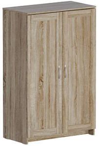 Тумба Сириус, 2 двери, 78х41х124см, дуб сонома