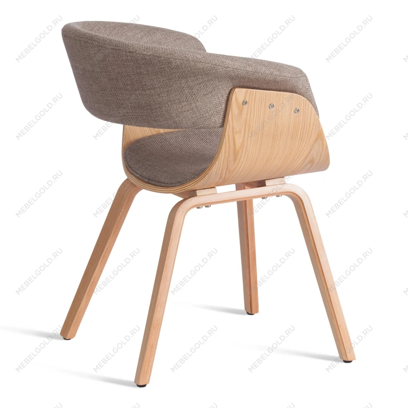 Стул VIMTA (mod.8021), дерево / ткань, 69х56х77 см, натуральный/бежевый, Aimcasa 5 | изображение 2