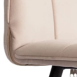 Стул обеденный Bari, LT, велюр, бежевый/черный, 7, 41х55х89 см | изображение 8