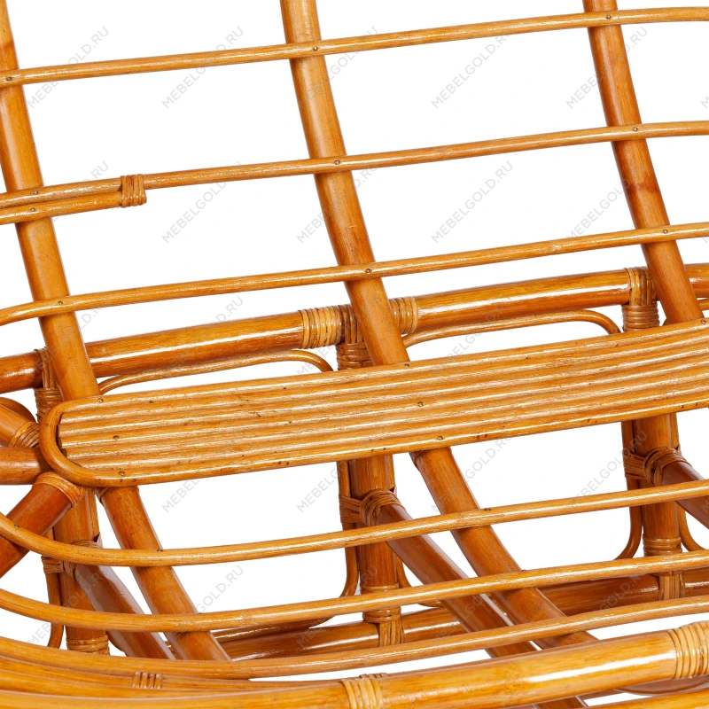 Диван MAMASAN/МАМАСАН 23/02 W/с подушкой, подушка 182х119 см, 169х102х80 см, Pecan (орех), флок, олива, 23 | изображение 7