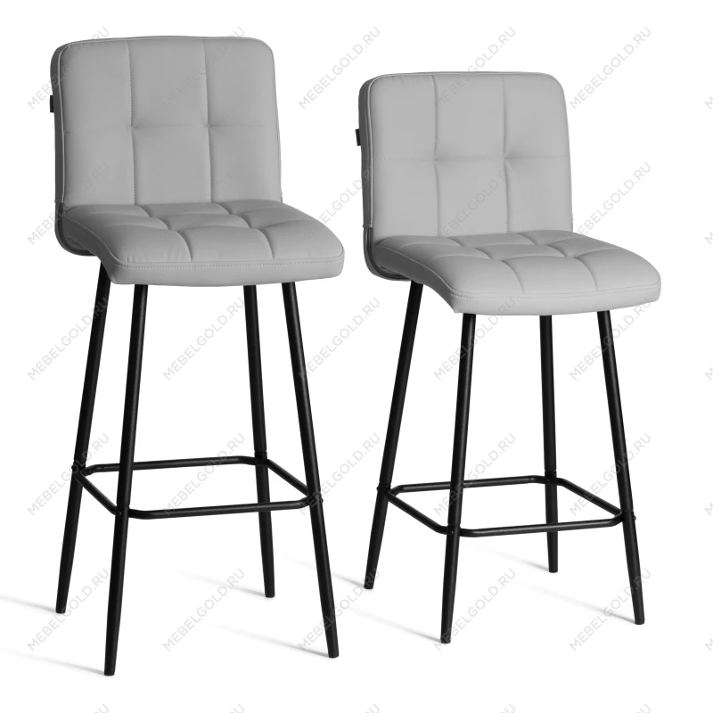 Барный стул Medeo/Медео, экокожа, бежевый, 45х56х113 см | изображение 13