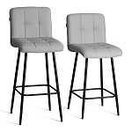 Барный стул Medeo/Медео, экокожа, бежевый, 45х56х113 см | изображение 13