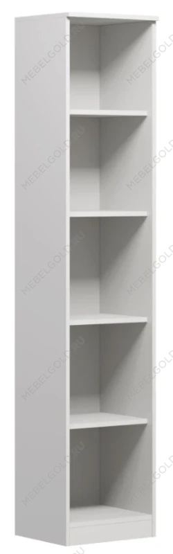 Стеллаж Сириус, 5 полок, 39х34х190 см, белый