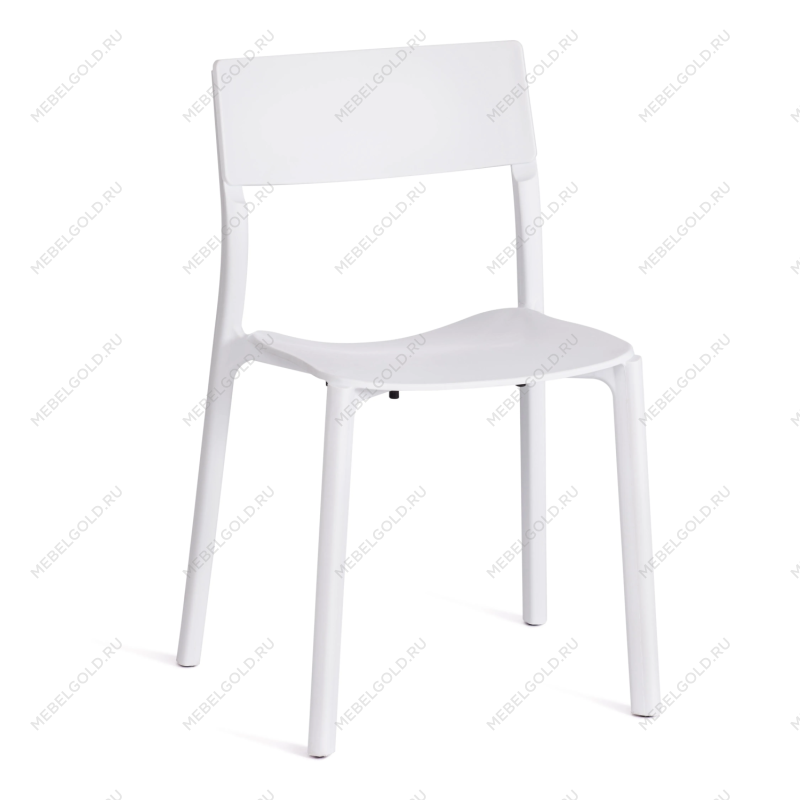Стул LENTO (mod. 43), пластик, 43 х 49 х 77 см, White (Белый) 1
