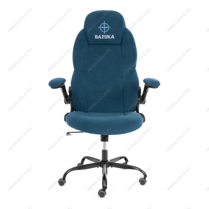 Кресло BAZUKA metalBL, велюр, синий, 32 | изображение 4