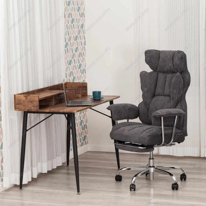 Компьютерное кресло Comfy CR, ткань, серый | изображение 19